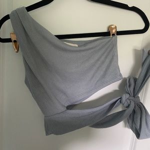 Ocean Drive envy one strap Cropped Top